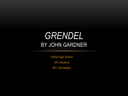 Grendel BY John gardner