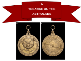astrolabe - English 381 - Professor Mueller