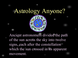 Astrology Anyone? - Summit School District