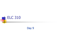 elc 310 day 9