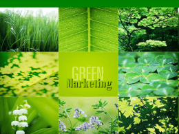 Green Marketing - 123seminarsonly.com