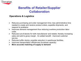 Benefits of Supplier Collaboration
