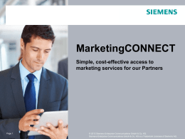 MarketingCONNECTWhat are some of the problems facing our