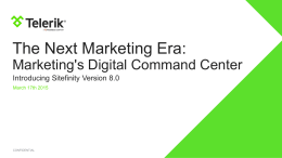 The Next Marketing Era: Marketing's Digital Command Center
