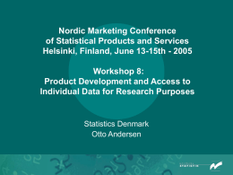 Nordic Marketing Conference 2005