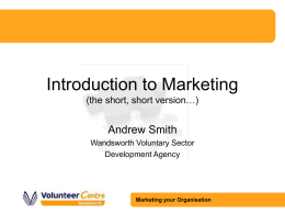 Introduction to Marketing – Andy Smith