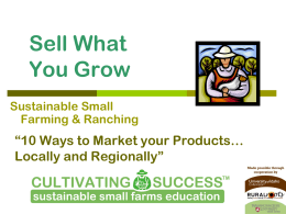 Sell What you Grow - cultivatingsuccess.org