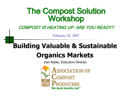 Compost Mrkt Dev.-Noble - Association of Compost Producers