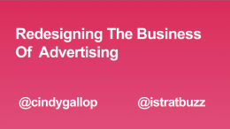 Redesigning The Business Of Advertising