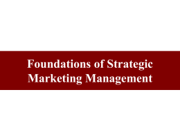 Assessing Marketing`s Critical Role in Organizational Performance