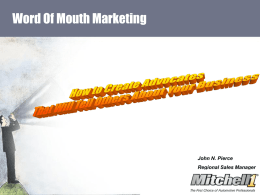Word of Mouth PPT