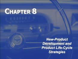 New-Product Development and Product Life