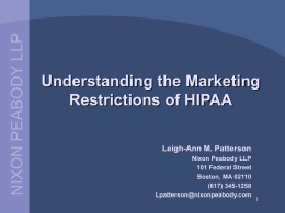 Understanding the Marketing Restrictions of HIPAA
