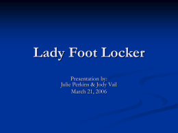Lady Foot Locker 2006 Case Analysis