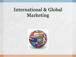 May 21 International Marketing BMI3C