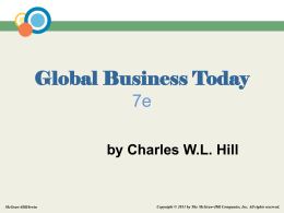 Chapter 15 Fifteen Global Marketing and R & D