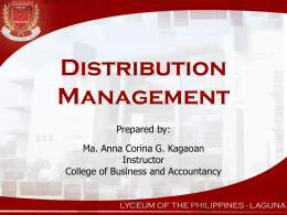 3-Distribution Management