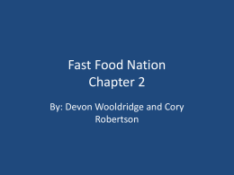 Chapter 2 Devon Wooldridge and Cory Robertson