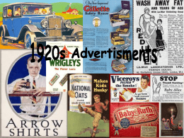1920s Advertisements
