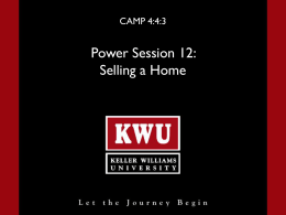 Power Session 12 Slide 2 Selling a Home