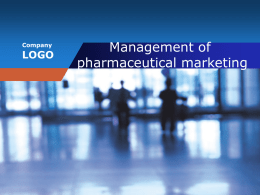 Management of pharmaceutical marketing