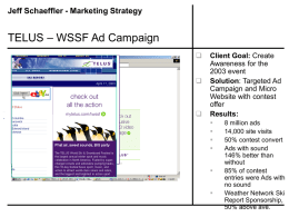 Jeff Schaeffler - Marketing Strategy