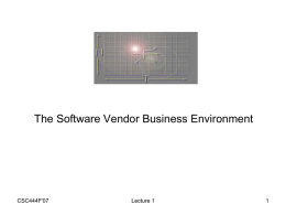 L02 Software Vendor Business