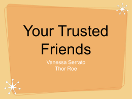 FFN- Your Trusted Friends - English100