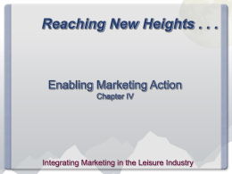 Chapter 4 - Marketing Plan