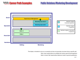 Career Path Examples