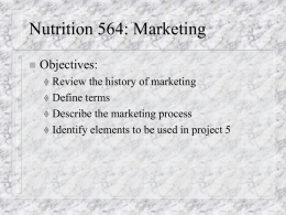 564_Marketing - University of Washington