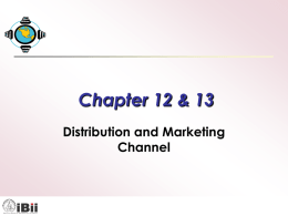 What is a Distribution Channel?