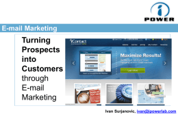E-mail Marketing - eMarketing Essentials