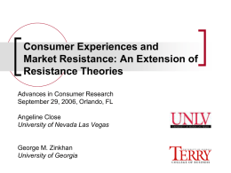 Understanding Consumer Experiences with E