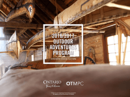 Campaign Communication Deck - Ontario`s Highlands Tourism