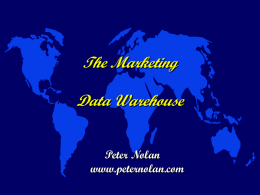 The Marketing Data Warehouse.pps