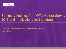 findings - The University of Manchester