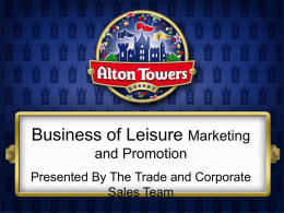 Alton Towers - My Student Site