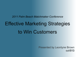 salt513 - Palm Beach Partners Business Matchmaker Conference