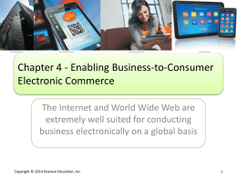 Week 3 – Enabling Business-to-Consumer
