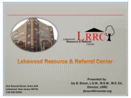 Lakewood Resource and Referral Center