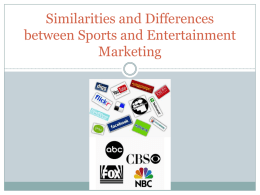 Similarities and Differences between Sports and