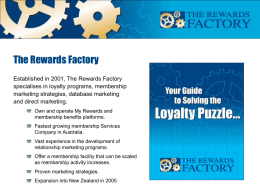 The Rewards Factory