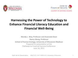 Harnessing the Power of Technology to Enhance Financial Literacy