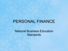 personal finance - Mentor High School