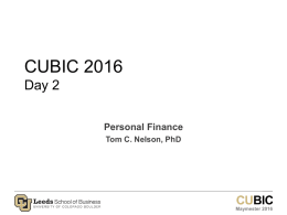 CUBIC 2016 Personal Finance Day 2x