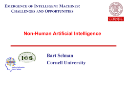 Non-Human AI - Cornell Computer Science