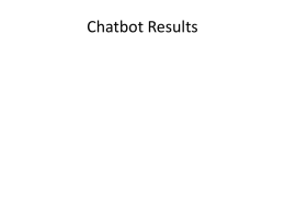 Chatbot Results - Washington State University