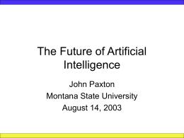 Artificial Intelligence Overview