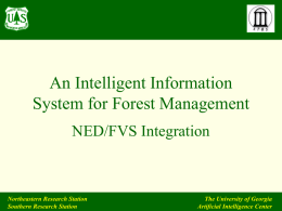 An Intelligent Information System for Forest Management